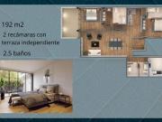 Departamento exterior con 2 terrazas en Schiller atrás...