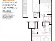 DEPARTAMENTO EXTERIOR CON BALCON EN COL. DEL VALLE NORTE