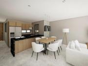 Departamento exterior con balcones en preventa,...