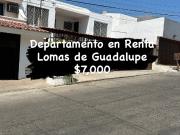 Departamento Fraccionamiento Lomas de Guadalupe