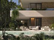 Departamento frente al campo de golf en Playa del Carmen...