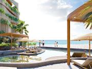 Departamento frente al mar, con jard?n, alberca frente...