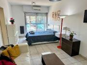 Departamento monoambiente amoblado y equipado super luminoso