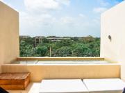 Departamento mueblado en venta en Tulum con terraza y...