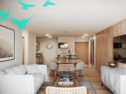 Departamento nuevo de 98.05 m2 en venta, col....