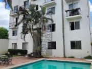 Departamento planta baja con seguridad y alberca en renta