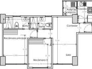 Departamento PreVenta Lindavista 65 m2 Piso 3