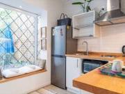 Departamento terraza jardín independiente en Vitacura