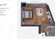 Pre venta Departamento en Col. Juárez 40 m² + Terraza...