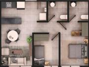 Departamento Torre Bruselas En Colonia Americana