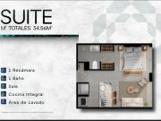 Departamento Venta 1 recámara 1 baño con sala