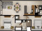 Departamento venta 1 recamara Nivel 1 Depto 205, Montes... Departamento venta 1 recamara Nivel 1 Depto 205, Montes...