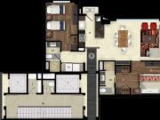 DEPARTAMENTO VENTA 2 HABITACIONES MIDE 103M2 ESPACIO...