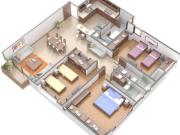 Departamento Venta 3 rec Junto Bosque Alberca Gym Coto...