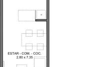 Departamento Venta Monoambiente Devoto Balcón