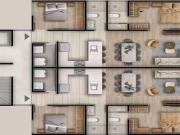 Departamento vista al mar con 2 recámaras en venta en...