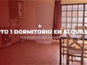 Departamentos 1 y 2 dormitorios en alquiler Chañar