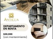 DEPARTAMENTOS NUEVOS EN RENTA ANTIGUA RESIDENCES 2 ZONA...