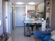 Depto 1D/1B con Piscina y Gym en Ñuñoa, 33m²