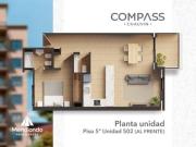 Depto 2 amb AL FRENTE c/ balcón. Baño en suite toilette...