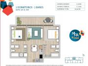 DEPTO 2D/2B SUITE PISO 17 DESPEJADA VISTA AL MAR