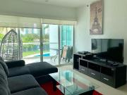 DEPTO 3 RECAMARAS, 8 PERSONAS ALBERCA Y JARDIN