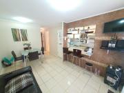 Depto 3d+1b Con Patio, Amoblado Y Estacionamiento