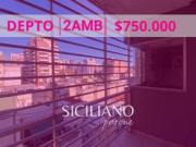 Depto Almagro 2 amb c/balcón y amenities 49m²