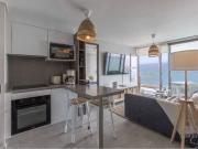 Depto amoblado con terraza y gran vista al mar!