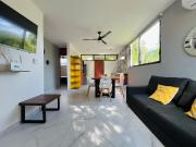 DEPTO AMUEBLADO, 2 HABITACIONES, A 5 MIN ESCUELA UVM...