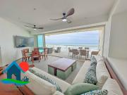 Depto con Terraza Frente al Mar y 3 Rec. 8 personas....