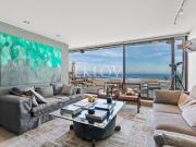 Depto de lujo con terraza panorámica y vista al mar