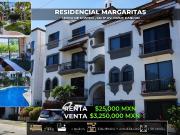 DEPTO EN RENTA/VENTA RESID. MARGARITAS $25,000 MES o...