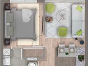 DEPTO MODERNO CON VISTA DESPEJADA A PASOS DEL METRO