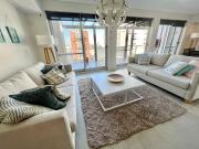 Depto Premium Amoblado con bcón terraza parrilla Piscina...