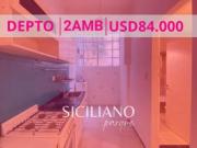 Depto Barrio Norte 2 amb. reciclado apto crédito 40m²