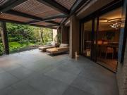 Depto. venta Fracc. El Bosque, terraza y jardín