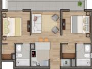 DEPTOS NUEVOS 2D2B, RECOLETA