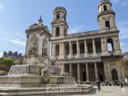 Dernier étage avec vue Eglise Saint Sulpice