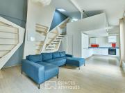 Dernier étage esprit loft design à Jules Joffrin