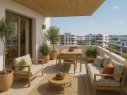 DERNIER ETAGE PRES D'ARENES BEAU T2 40M² + TERRASSE 15M²