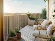 DERNIER ETAGE T2 de 40m² exposée OUEST avec parking