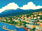 Dernier etage terrasse vue lac imprenable