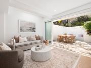 Designer renovation with sun drenched courtyard