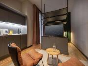 Designer Studio Apartment in Mitte, Berlin mit Balkon