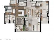 Sensacional apartamento tipo para venda em Campo Belo...