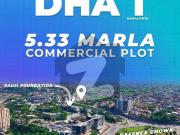 Dha Phase 1 Defense Road 5.33 Marla Commercial Plot For sale