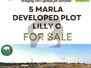 DHA Valley Islamabad 5 Marla Developed Plot Lilly C...