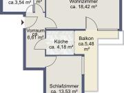 Digitales Angebotsverfahren: 2 Zimmer Wohnung mit Balkon...