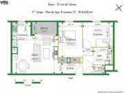 Dijon 21000 Location appartement 3 pièces t3